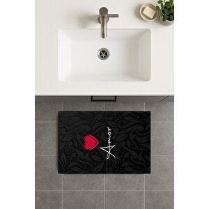 Banyo Paspası, Yıkanabilir - Kaydırmaz Taban 60x90 cm
