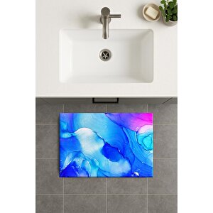 Banyo Paspası, Yıkanabilir - Kaydırmaz Taban 60x90 cm