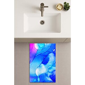 Banyo Paspası, Yıkanabilir - Kaydırmaz Taban 60x90 cm