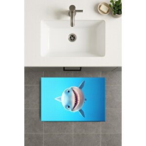 Banyo Paspası, Yıkanabilir - Kaydırmaz Taban 80x120 cm