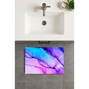 Banyo Paspası, Yıkanabilir - Kaydırmaz Taban 60x90 cm