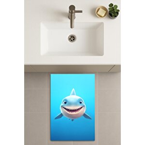 Banyo Paspası, Yıkanabilir - Kaydırmaz Taban 50x70 cm