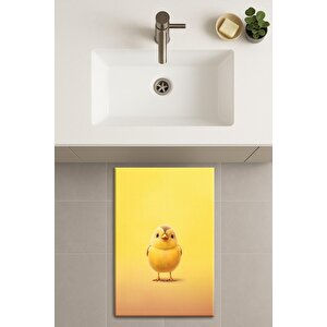 Banyo Paspası, Yıkanabilir - Kaydırmaz Taban 60x100 cm