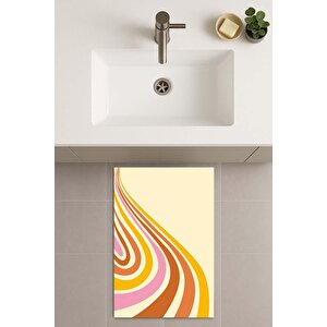 Banyo Paspası, Yıkanabilir - Kaydırmaz Taban 60x90 cm