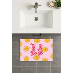 Banyo Paspası, Yıkanabilir - Kaydırmaz Taban 60x90 cm