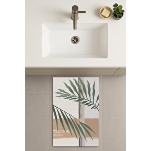 Banyo Paspası, Yıkanabilir - Kaydırmaz Taban 70x110 cm