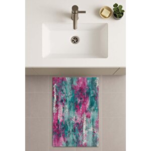 Banyo Paspası, Yıkanabilir - Kaydırmaz Taban 80x120 cm
