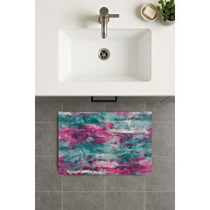 Banyo Paspası, Yıkanabilir - Kaydırmaz Taban 80x120 cm