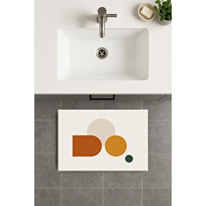 Banyo Paspası, Yıkanabilir - Kaydırmaz Taban 60x90 cm