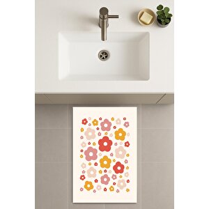 Banyo Paspası, Yıkanabilir - Kaydırmaz Taban 60x100 cm
