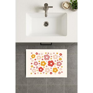 Banyo Paspası, Yıkanabilir - Kaydırmaz Taban 60x100 cm