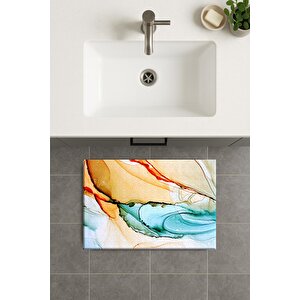 Banyo Paspası, Yıkanabilir - Kaydırmaz Taban 50x70 cm