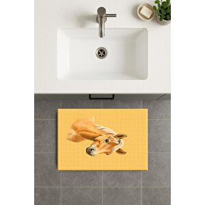 Banyo Paspası, Yıkanabilir - Kaydırmaz Taban 80x120 cm