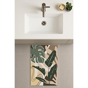 Banyo Paspası, Yıkanabilir - Kaydırmaz Taban 60x90 cm