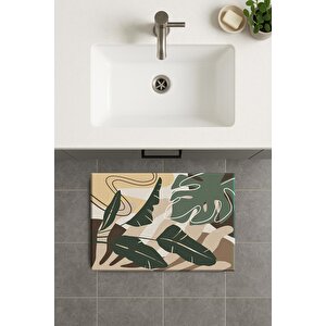 Banyo Paspası, Yıkanabilir - Kaydırmaz Taban 60x90 cm