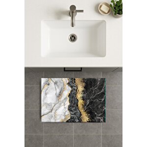 Banyo Paspası, Yıkanabilir - Kaydırmaz Taban 80x120 cm