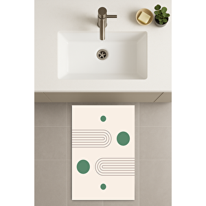 Banyo Paspası, Yıkanabilir - Kaydırmaz Taban 60x90 cm