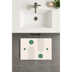 Banyo Paspası, Yıkanabilir - Kaydırmaz Taban 60x90 cm