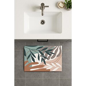 Banyo Paspası, Yıkanabilir - Kaydırmaz Taban 60x90 cm