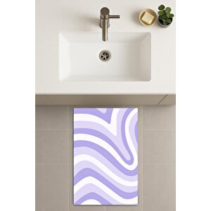 Banyo Paspası, Yıkanabilir - Kaydırmaz Taban 60x100 cm
