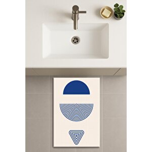 Banyo Paspası, Yıkanabilir - Kaydırmaz Taban 80x120 cm