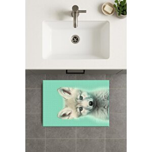 Banyo Paspası, Yıkanabilir - Kaydırmaz Taban 40x60 cm