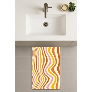 Banyo Paspası, Yıkanabilir - Kaydırmaz Taban 70x110 cm