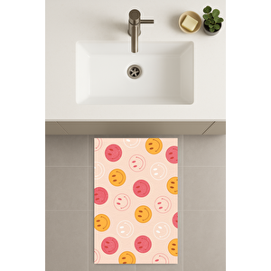 Banyo Paspası, Yıkanabilir - Kaydırmaz Taban 70x110 cm