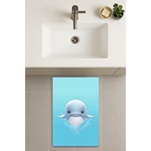Banyo Paspası, Yıkanabilir - Kaydırmaz Taban 60x90 cm