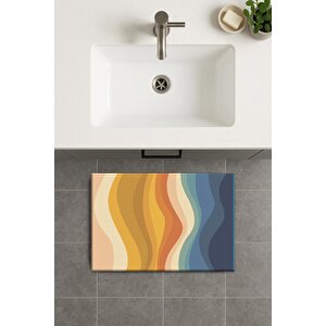 Banyo Paspası, Yıkanabilir - Kaydırmaz Taban 80x120 cm
