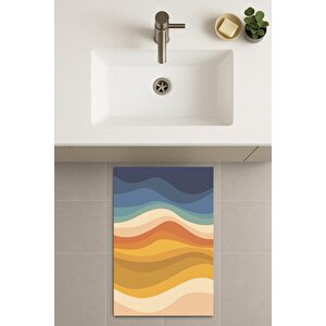 Banyo Paspası, Yıkanabilir - Kaydırmaz Taban 80x120 cm