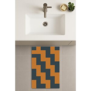 Banyo Paspası, Yıkanabilir - Kaydırmaz Taban 80x120 cm