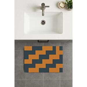 Banyo Paspası, Yıkanabilir - Kaydırmaz Taban 80x120 cm