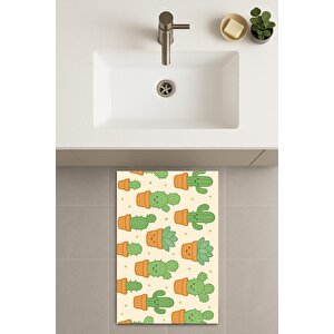 Banyo Paspası, Yıkanabilir - Kaydırmaz Taban 70x110 cm