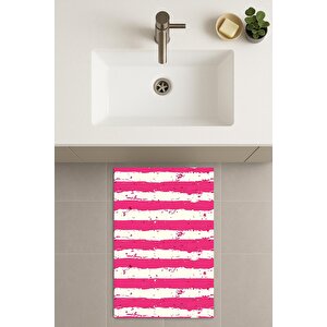 Banyo Paspası, Yıkanabilir - Kaydırmaz Taban 80x120 cm