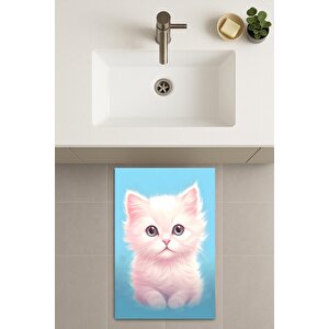 Banyo Paspası, Yıkanabilir - Kaydırmaz Taban 80x120 cm