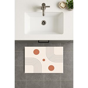 Banyo Paspası, Yıkanabilir - Kaydırmaz Taban 40x60 cm