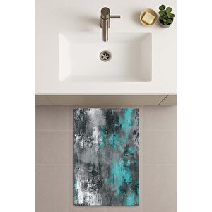 Banyo Paspası, Yıkanabilir - Kaydırmaz Taban 80x120 cm
