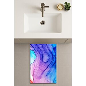 Banyo Paspası, Yıkanabilir - Kaydırmaz Taban 60x90 cm