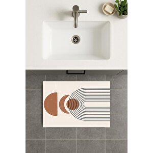 Banyo Paspası, Yıkanabilir - Kaydırmaz Taban 80x120 cm