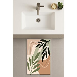 Banyo Paspası, Yıkanabilir - Kaydırmaz Taban 80x120 cm