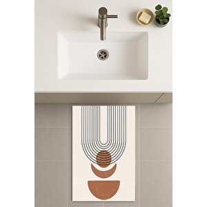 Banyo Paspası, Yıkanabilir - Kaydırmaz Taban 60x90 cm