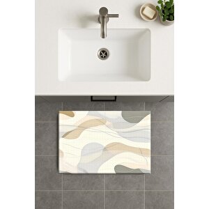 Banyo Paspası, Yıkanabilir - Kaydırmaz Taban 60x100 cm