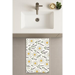 Banyo Paspası, Yıkanabilir - Kaydırmaz Taban 60x90 cm