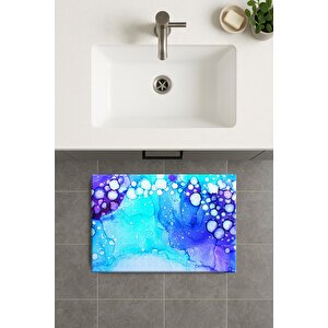 Banyo Paspası, Yıkanabilir - Kaydırmaz Taban 40x60 cm