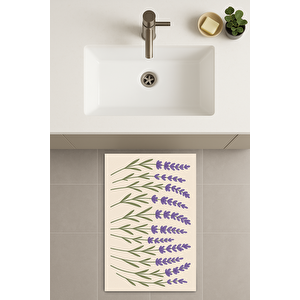 Banyo Paspası, Yıkanabilir - Kaydırmaz Taban 80x120 cm