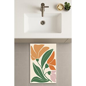 Banyo Paspası, Yıkanabilir - Kaydırmaz Taban 60x90 cm