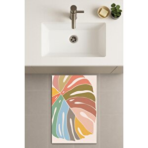 Banyo Paspası, Yıkanabilir - Kaydırmaz Taban 60x100 cm
