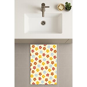 Banyo Paspası, Yıkanabilir - Kaydırmaz Taban 50x70 cm