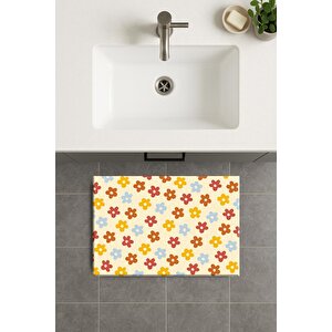 Banyo Paspası, Yıkanabilir - Kaydırmaz Taban 50x70 cm